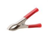 GARRA JACARE P/ BATERIA 7CM 15A VERMELHA