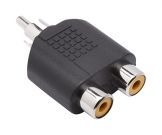ADAPT PLUG RCA P/ 2X JACK RCA